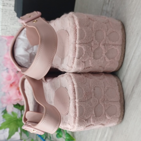 Coach Noelle Terry Cloth Platform NEW - Picture 10 of 15